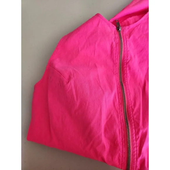 NWD Anthropologie Maeve The Naomi Workwear Jumpsuit Size 14 Pink $9E413 - Picture 15 of 16